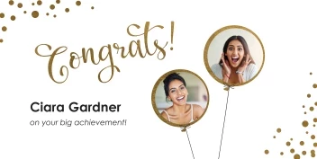 Congrats Balloon Apertures