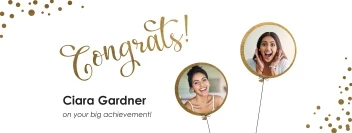 Congrats Balloon Apertures