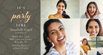 Classic Brocade Birthday