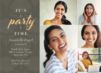 Classic Brocade Birthday