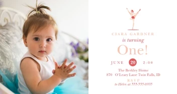 Ballerina Birthday Girl