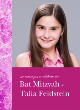 Large Portrait Bat Mitzvah