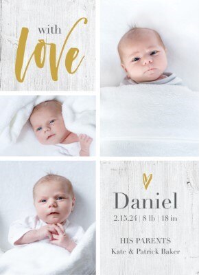 Staples deals birth announcements