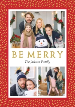 Wrapping Paper Effect Merry