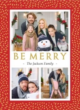 Wrapping Paper Effect Merry