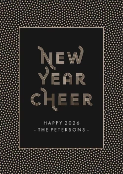 Dotted Frame New Year