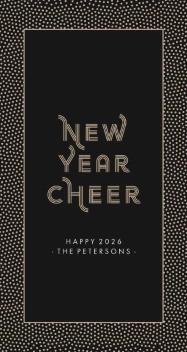 Dotted Frame New Year