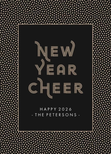 Dotted Frame New Year