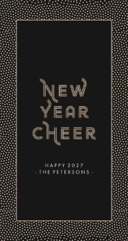 Dotted Frame New Year
