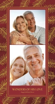 Festive Leaves Golden