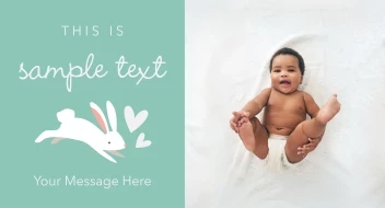 Bunny Baby Banner