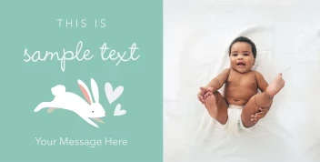 Bunny Baby Banner