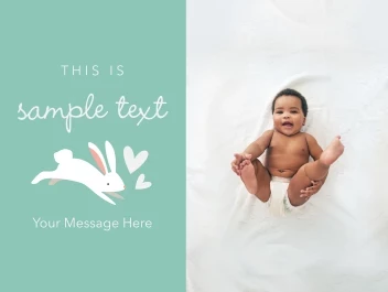 Bunny Baby Banner