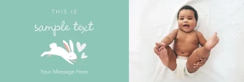 Bunny Baby Banner