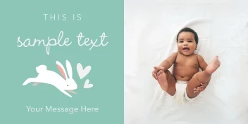 Bunny Baby Banner