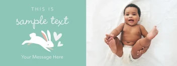 Bunny Baby Banner