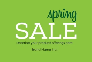 Spring Sale