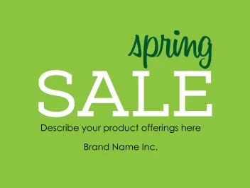 Spring Sale