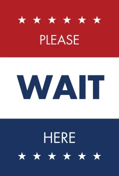 Please Wait Here Stars