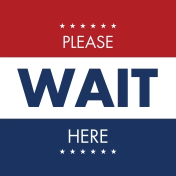 Please Wait Here Stars