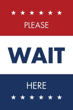 Please Wait Here Stars