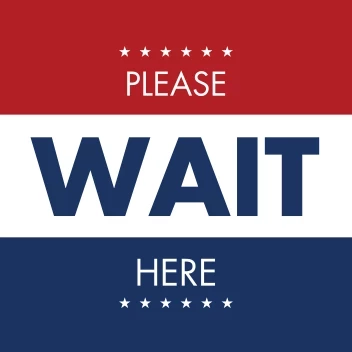 Please Wait Here Stars