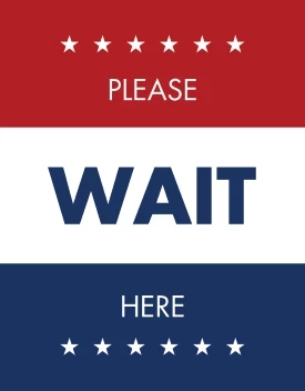 Please Wait Here Stars