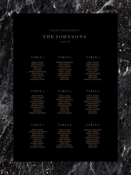 Marble Gold Splatter