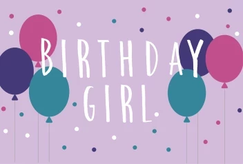 Dots and Balloons Girl