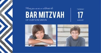 Chevron Bar Mitzvah