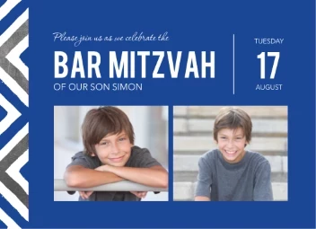 Chevron Bar Mitzvah