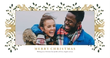 Leaves Floral Golden