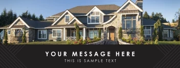 Diagonal Lines Banner