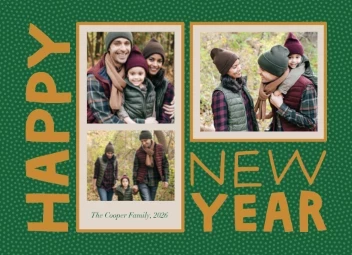 Bold New Year Letters