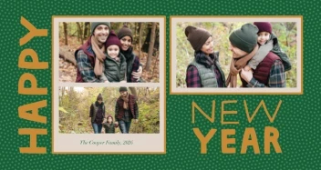 Bold New Year Letters