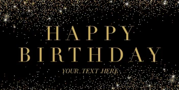 Glitter Classic Birthday