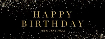 Glitter Classic Birthday