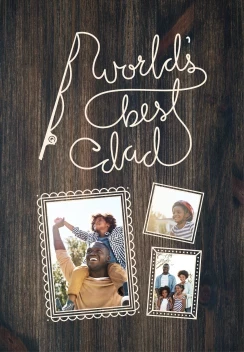 Worlds Best Dad Text