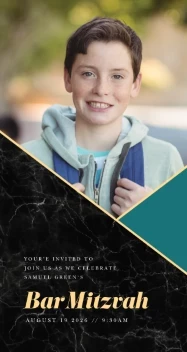 Bar Mitzvah Marble