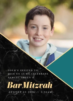 Bar Mitzvah Marble