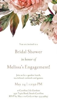 Watercolor Bridal Shower