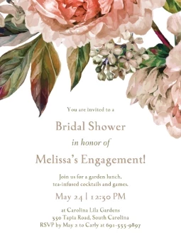 Watercolor Bridal Shower