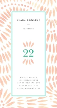 Painted Pattern Birthday