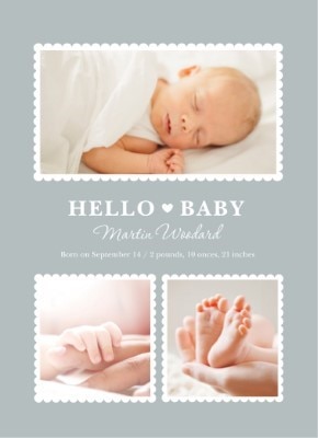 Staples hot sale birth announcements