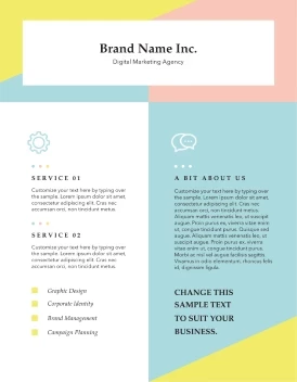 Pastel Tricolor Diagonal