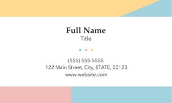 Pastel Tricolor Diagonal