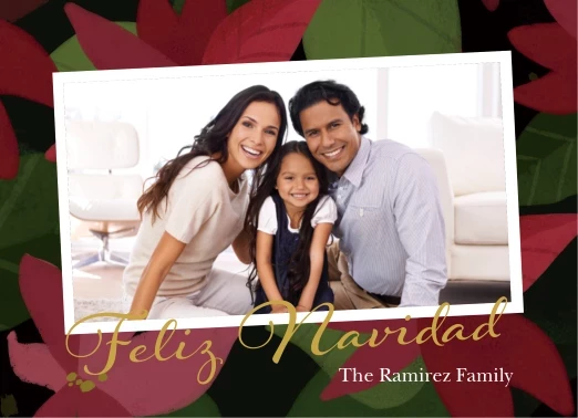 Poinsettia Christmas Floral