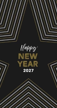 Outline Star New Year