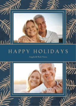 Festive Leaves Golden