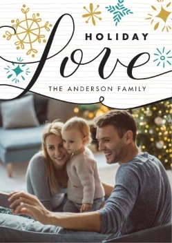 Big Love Script Snowflakes